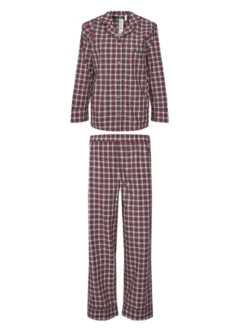 Polo Ralph Lauren Piżama 4P0429 Bordowy Relaxed Fit