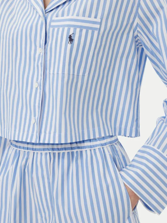 Polo Ralph Lauren Piżama 4P8010 Niebieski Relaxed Fit