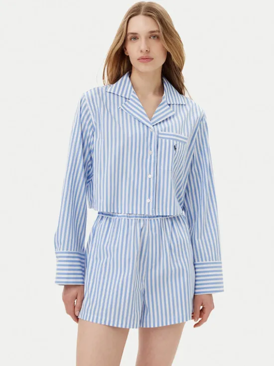 Polo Ralph Lauren Piżama 4P8010 Niebieski Relaxed Fit