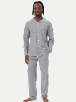 Polo Ralph Lauren Piżama 714P21103001 Szary Regular Fit