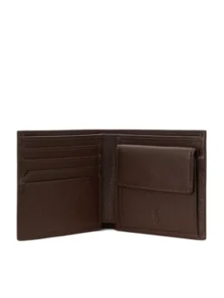 Polo Ralph Lauren Portfel 405963225002 Brązowy ciemny
