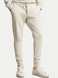 Polo Ralph Lauren Spodnie dresowe 710881518516 Kremowy Regular Fit