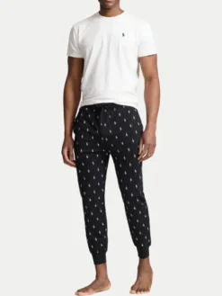 Polo Ralph Lauren Spodnie piżamowe 714899500001 Czarny Regular Fit