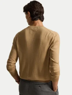 Polo Ralph Lauren Sweter 710954589005 Beżowy Regular Fit