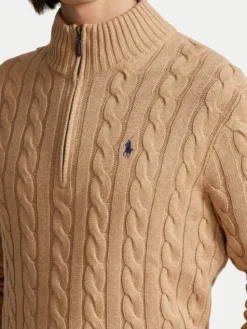 Polo Ralph Lauren Sweter 710810841003 Beżowy Regular Fit