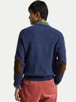 Polo Ralph Lauren Sweter 710B27270004 Granatowy Regular Fit