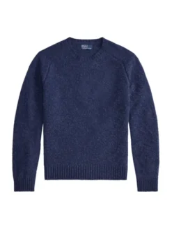 Polo Ralph Lauren Sweter 710B27270004 Granatowy Regular Fit