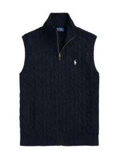 Polo Ralph Lauren Sweter 710B23522003 Granatowy Regular Fit