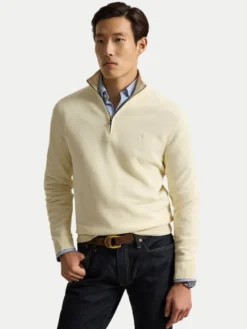 Polo Ralph Lauren Sweter 710B18060011 Kremowy Regular Fit