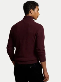 Polo Ralph Lauren Sweter 710876756008 Bordowy Regular Fit