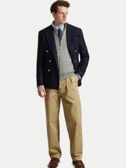 Polo Ralph Lauren Sweter 710B23522001 Szary Regular Fit