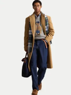 Polo Ralph Lauren Sweter 710B28590001 Szary Relaxed Fit