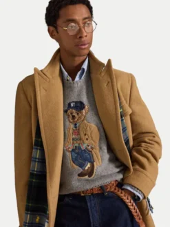 Polo Ralph Lauren Sweter 710B28590001 Szary Relaxed Fit