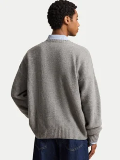 Polo Ralph Lauren Sweter 710B28590001 Szary Relaxed Fit