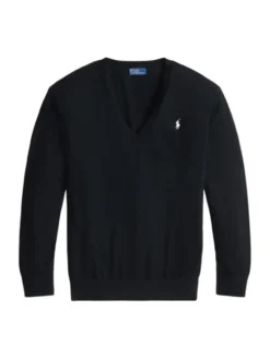 Polo Ralph Lauren Sweter 211972105004 Czarny Regular Fit