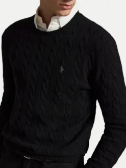 Polo Ralph Lauren Sweter 710876762001 Czarny Regular Fit