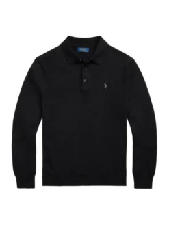 Polo Ralph Lauren Sweter 710941104002 Czarny Regular Fit