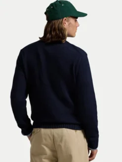 Polo Ralph Lauren Sweter 710946137001 Granatowy Regular Fit