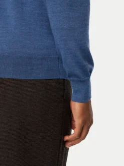 Polo Ralph Lauren Sweter 710941104500 Niebieski Regular Fit