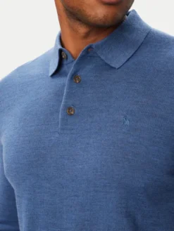 Polo Ralph Lauren Sweter 710941104500 Niebieski Regular Fit