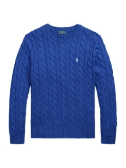Polo Ralph Lauren Sweter 710775885546 Niebieski Regular Fit