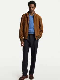Polo Ralph Lauren Sweter 710876762504 Niebieski jasny Regular Fit