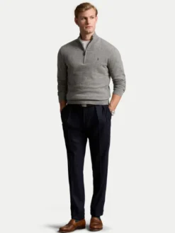 Polo Ralph Lauren Sweter 710876756009 Szary Regular Fit