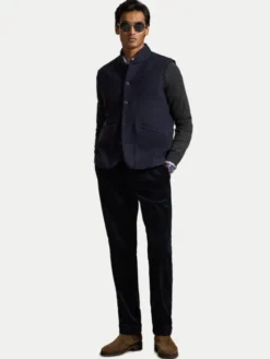 Polo Ralph Lauren Sweter 710954589003 Szary ciemny Regular Fit