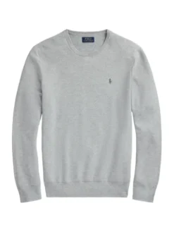 Polo Ralph Lauren Sweter 710918163002 Szary Regular Fit