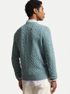 Polo Ralph Lauren Sweter 710876762506 Zielony jasny Regular Fit