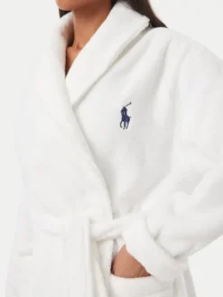 Polo Ralph Lauren Szlafrok 4P0396 Biały