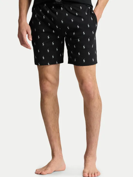 Polo Ralph Lauren Szorty piżamowe 714965505003 Czarny Slim Fit