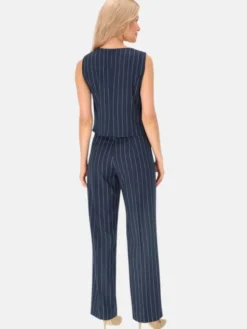 Potis & Verso Kamizelka Solo Granatowy Regular Fit