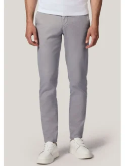 Próchnik Chinosy PM2 SP082124000013 Szary Slim Fit
