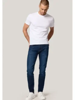 Próchnik Jeansy PM9 SP113225000003 Granatowy Slim Fit