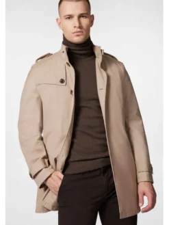 Próchnik Płaszcz przejściowy PM2 PC131223000005 Beżowy Regular Fit