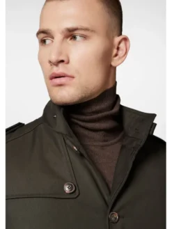Próchnik Płaszcz przejściowy PM2 PC131223000006 Zielony Regular Fit