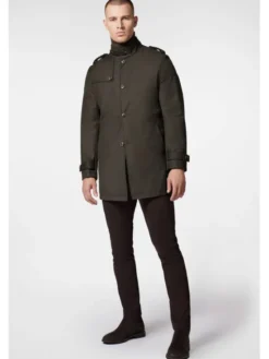 Próchnik Płaszcz przejściowy PM2 PC131223000006 Zielony Regular Fit