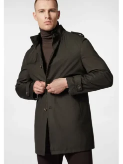 Próchnik Płaszcz przejściowy PM2 PC131223000006 Zielony Regular Fit