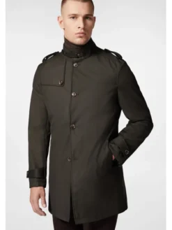 Próchnik Płaszcz przejściowy PM2 PC131223000006 Zielony Regular Fit