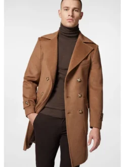 Próchnik Płaszcz zimowy PM2 PC073223000015 Brązowy Regular Fit