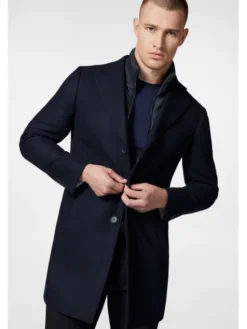 Próchnik Płaszcz zimowy PM3 PC073223000018 Granatowy Regular Fit