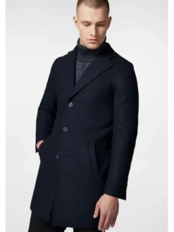 Próchnik Płaszcz zimowy PM3 PC073223000018 Granatowy Regular Fit