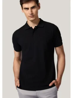 Próchnik Polo PM5 PO073125000020 Czarny Regular Fit
