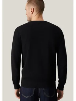 Próchnik Sweter PM17 SW073225000114 Czarny Regular Fit