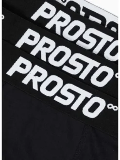 PROSTO. Bokserki Boxers 3-pack Czarny