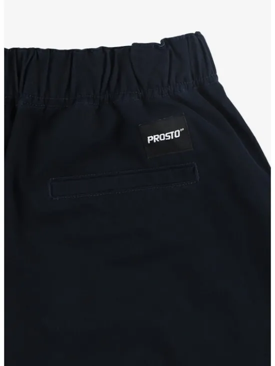 PROSTO. Jeansy Slate Granatowy Baggy Fit