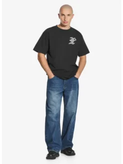 PROSTO. Jeansy Tarmac Niebieski Baggy Fit