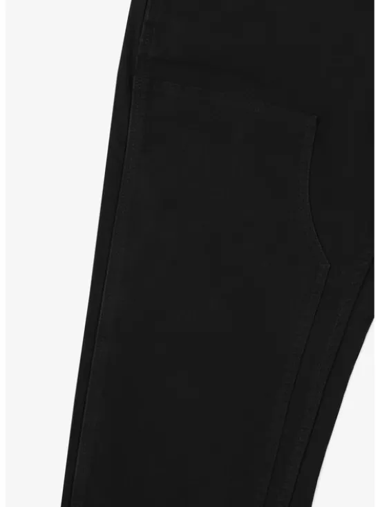 PROSTO. Jeansy Work Czarny Straight Leg