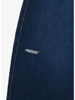 PROSTO. Jeansy Work Granatowy Loose Fit